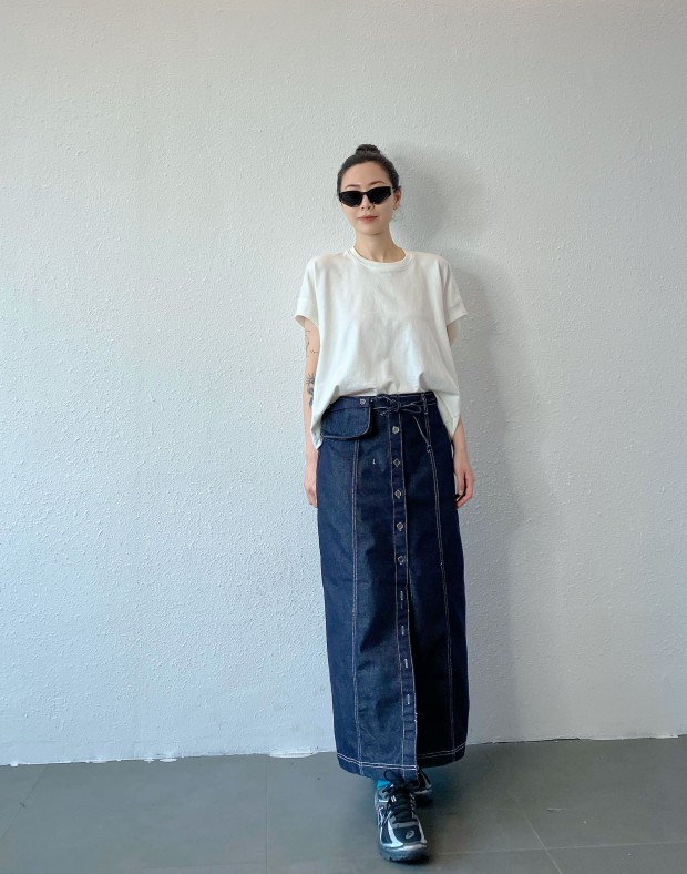 White Boxy Tee #250422